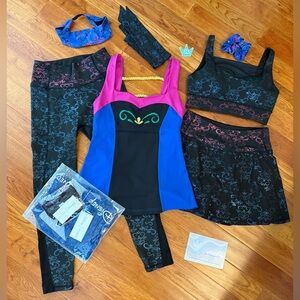 Crowned Athletics Snow Sister Princess Athletic Set Size M
